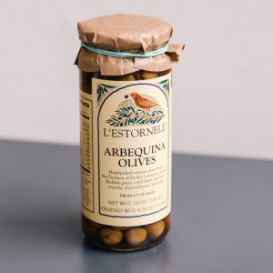 Arbequina olijven pot